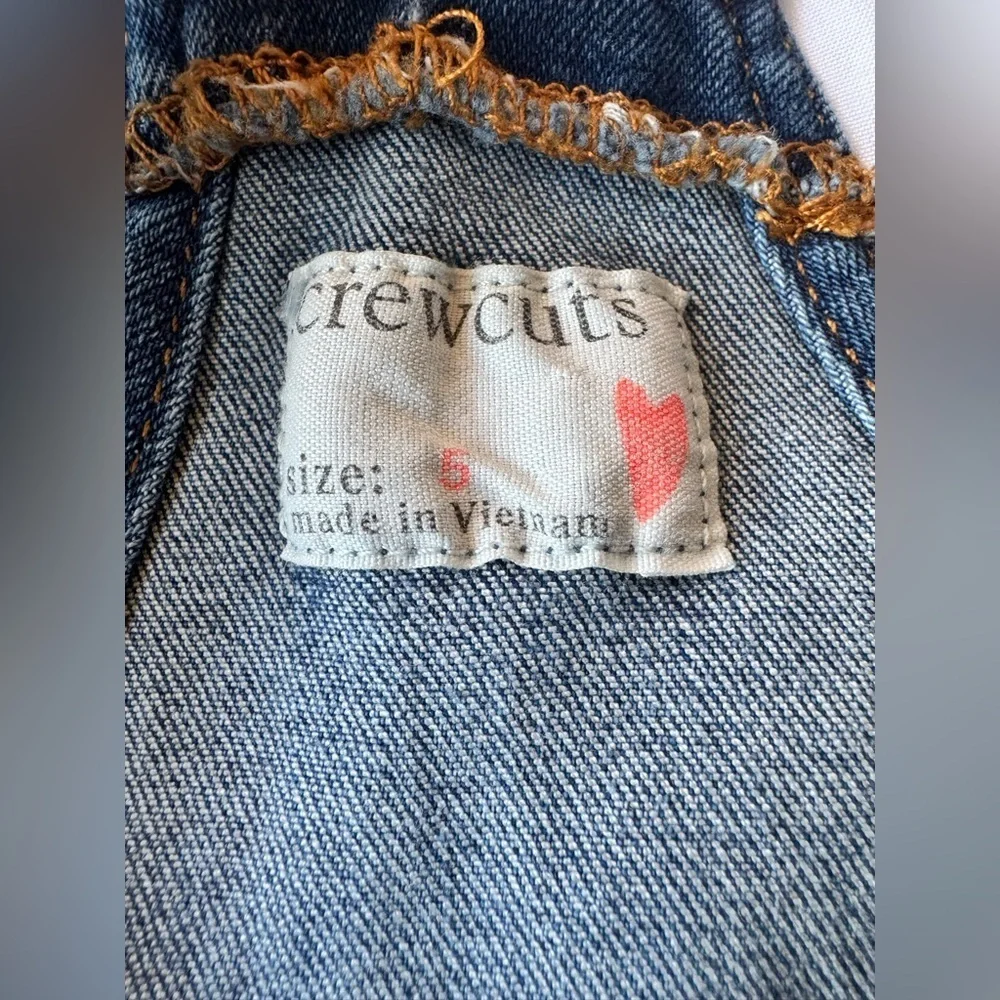 Crew Crewcuts Girls Denim Overalls